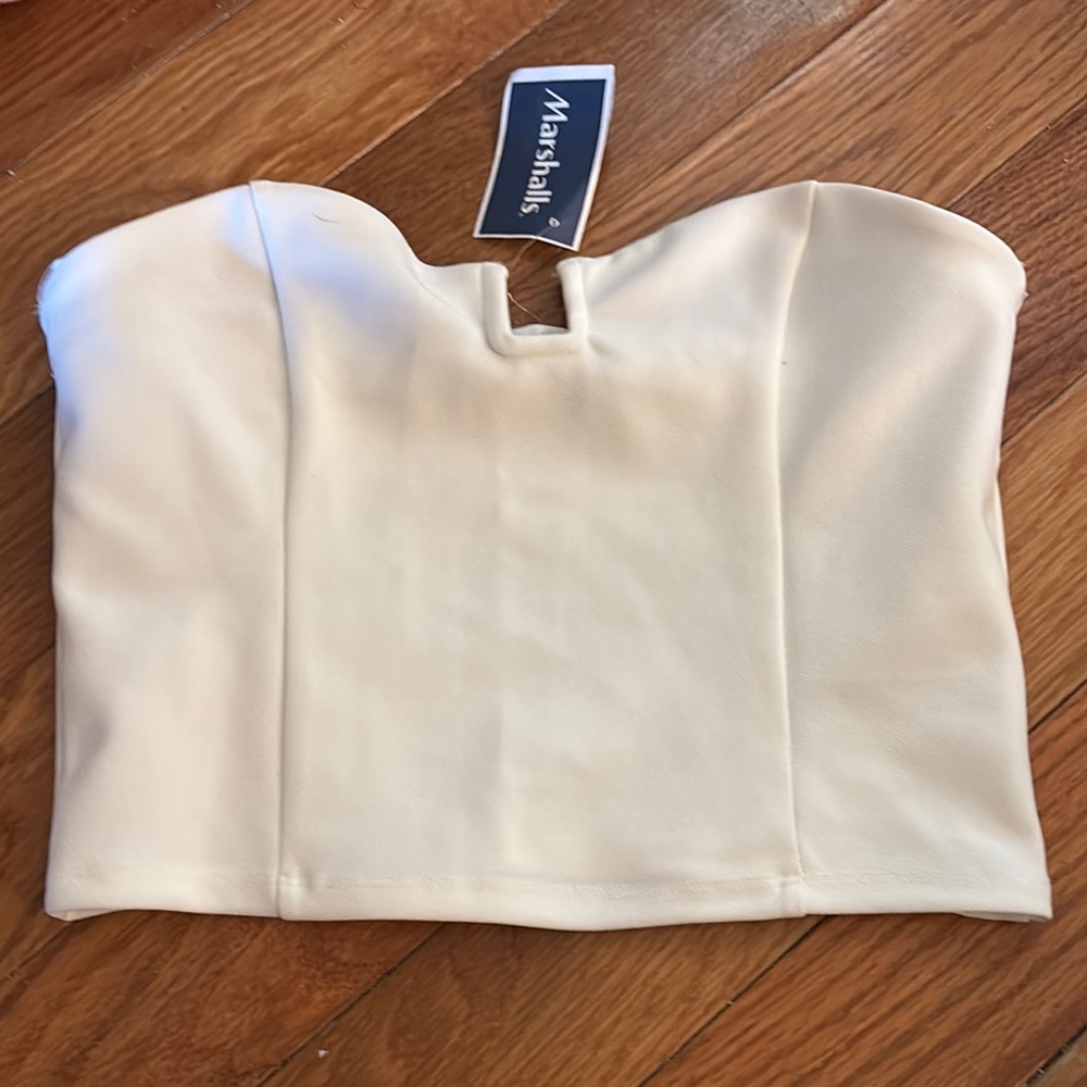 Abercrombie & Fitch Cream Tube Top